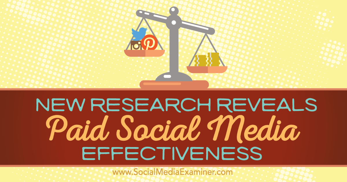 Paid Social Effectiveness