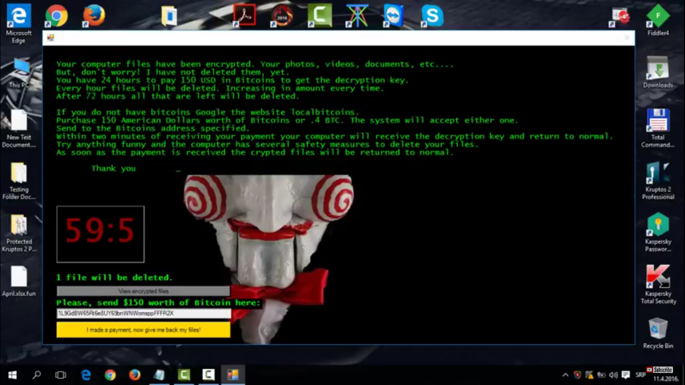 Jigsaw ransomware